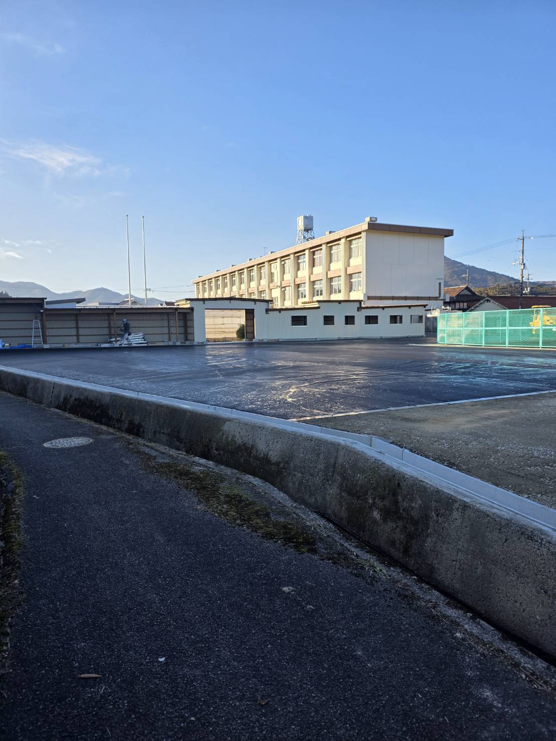 北広島町大朝小学校体育館・大朝学校給食共同調理場解体工事